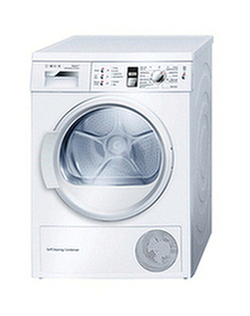 Bosch WTW863S1GB Sensor Heat Pump Condenser Tumble Dryer, 7kg Load, A++ Energy Rating, White